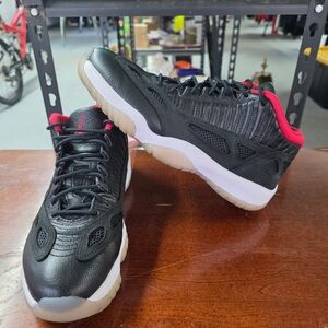 Nike Air Jordan 11 Retro Low IE Black/True Red-Multi-Color 919712-023 Size 9